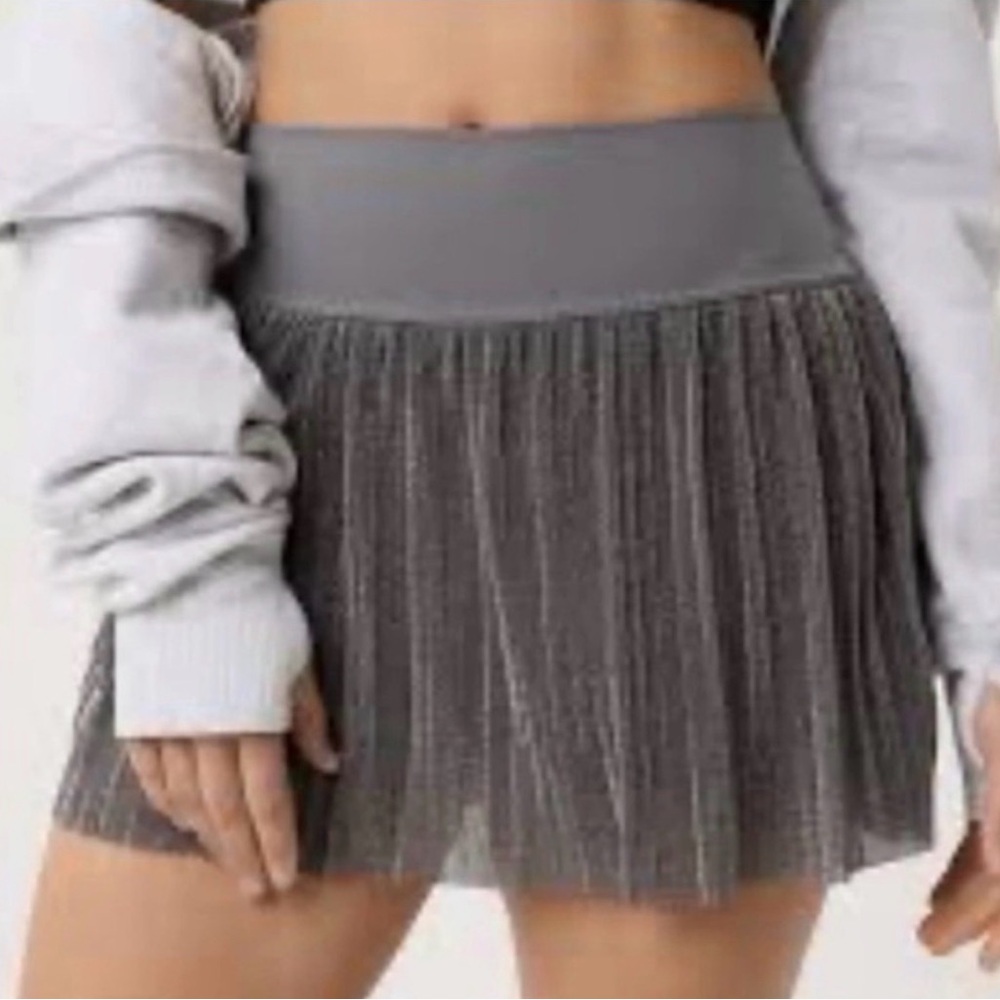Offline by Aerie Real Me Pleated Glitter Skirt